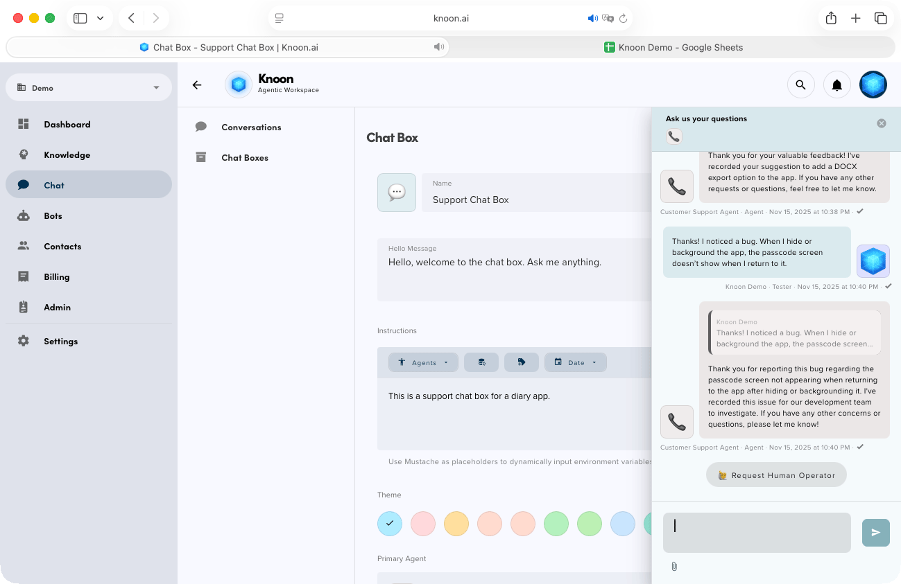Next, report a bug. For example, the passcode screen not showing after the app is backgrounded.