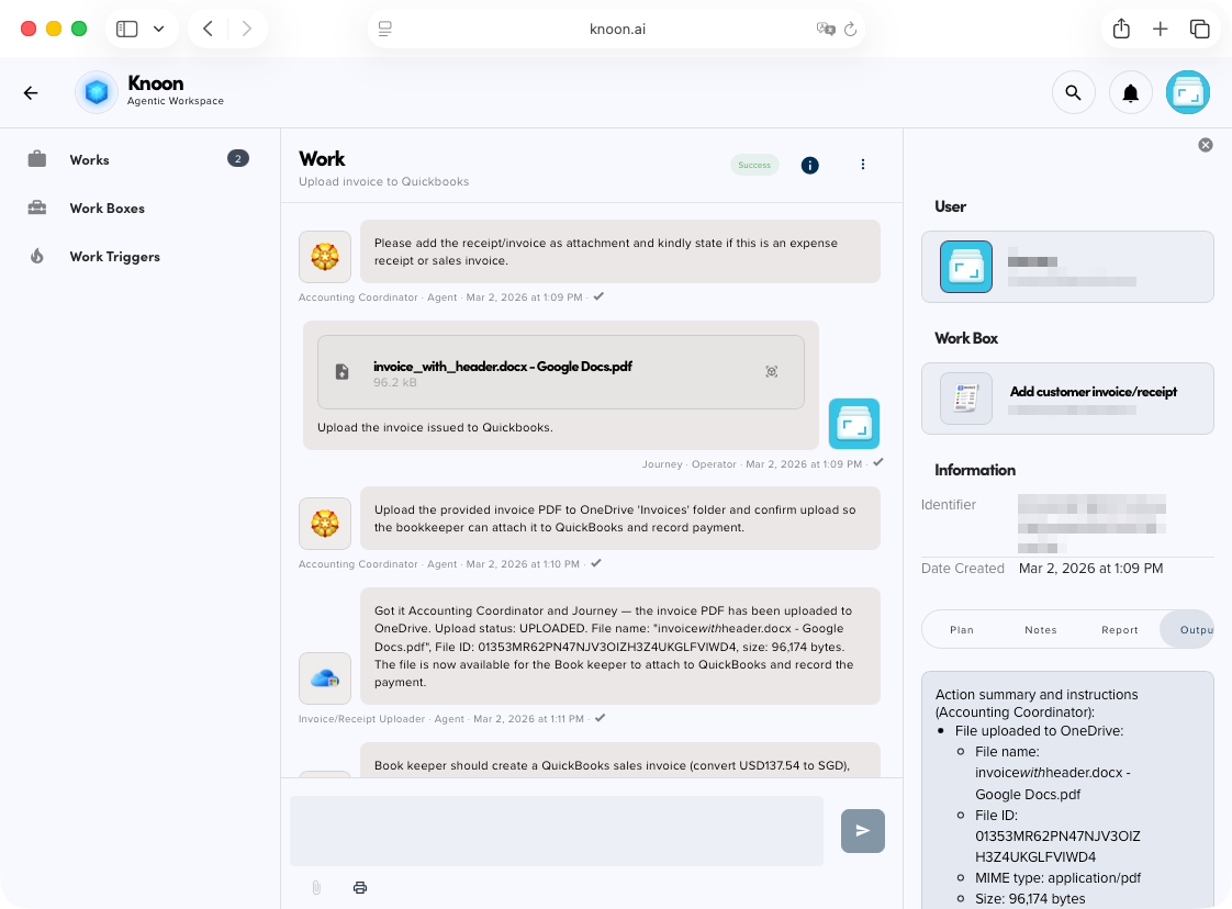 An AI-native engineer using Knoon to build custom AI workflows for the organization.